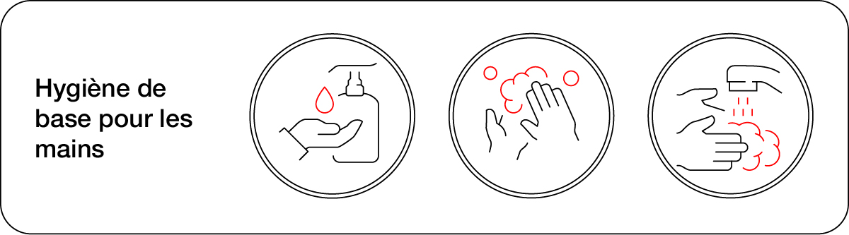 Hygiène de base pour les mains
