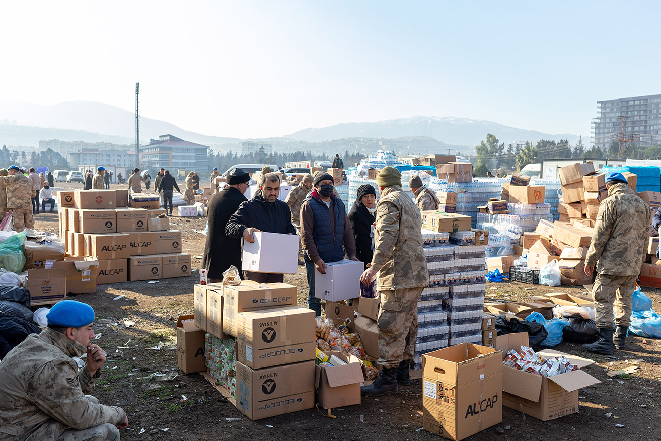 humanitarian aid in Turkey