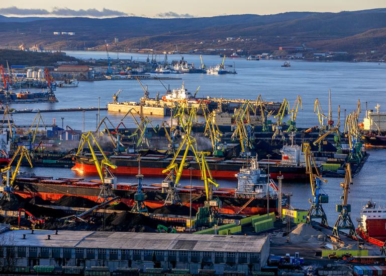 Murmansk harbor
