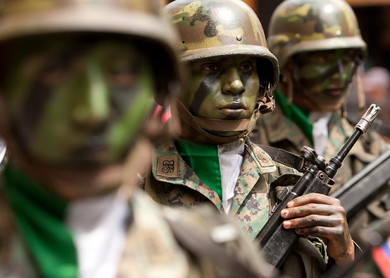 Soldiers in Ecuador 